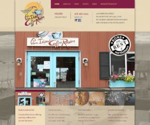 plum island coffee roasters web design by matt wilson